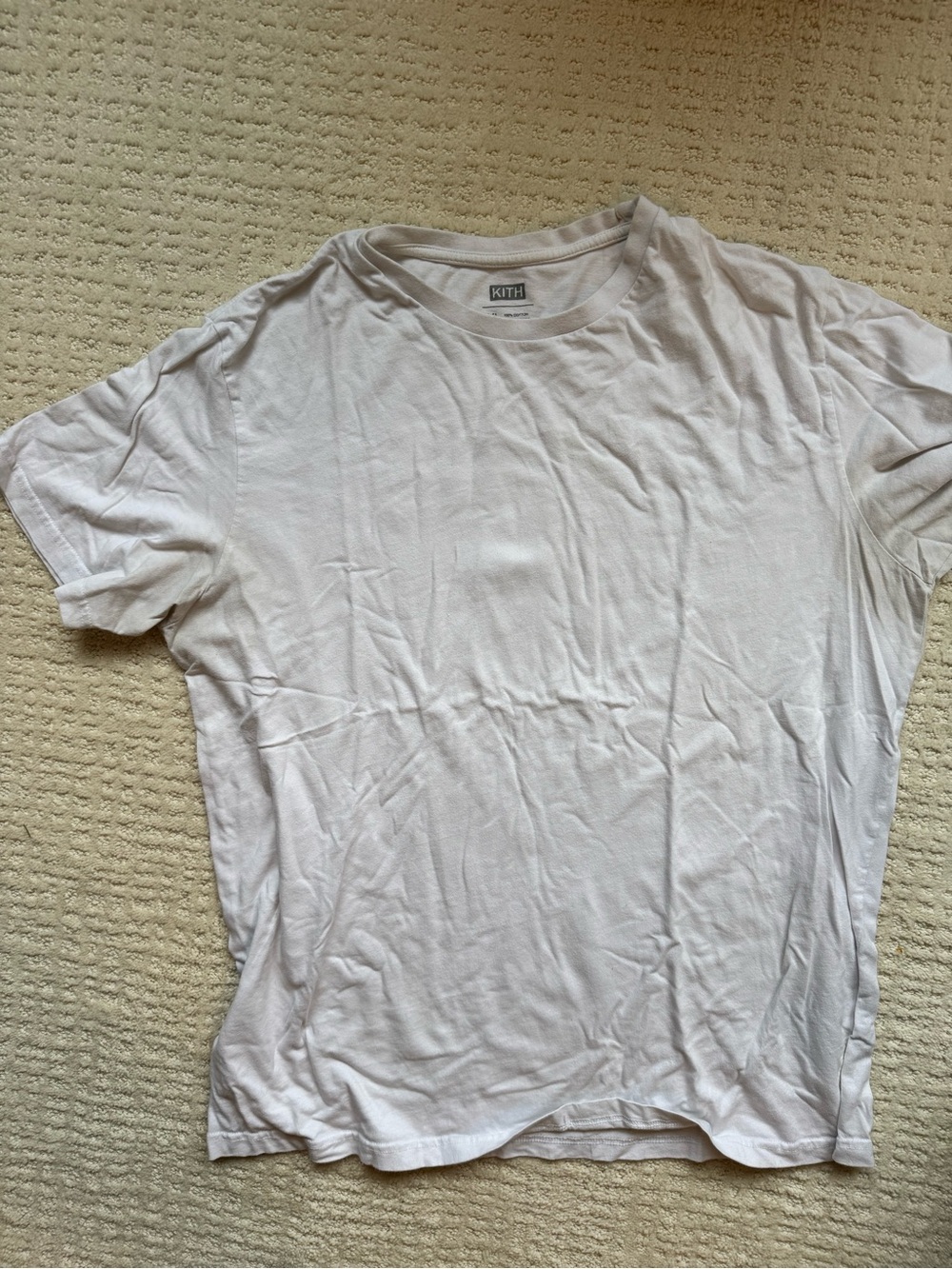 Kith Men's White Short Sleeve Crew Tee